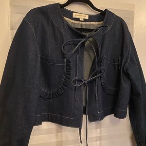 Eliza Faulkner Carrie Dark Denim Jacket XL